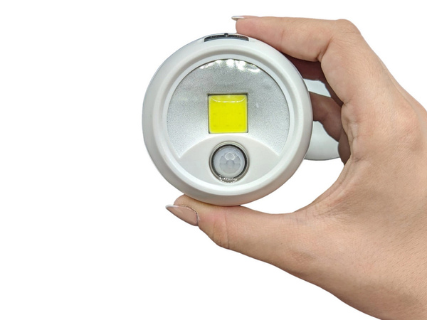 Led lampa cob 360 na batérie magnet bezdrôtový snímač pohybu noc