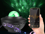 Csillag kivetítő led éjszakai fény rgb + távirányító