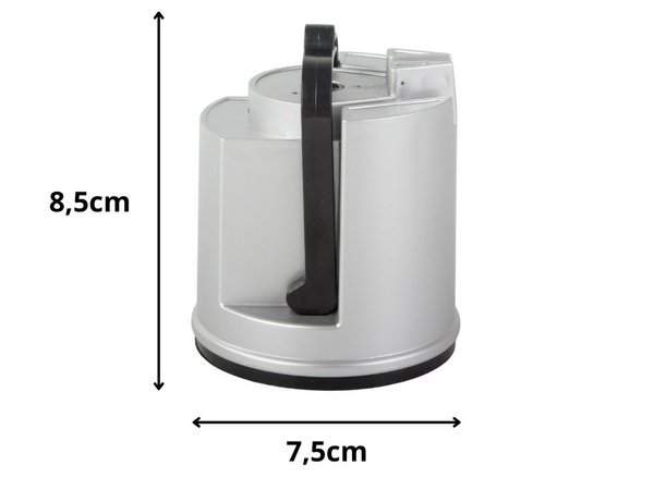 Elektrinis peilių ir virtuvinių žirklių galandiklis su siurbtuku, įkraunamas