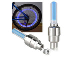 Válvula luminosa para bicicleta por rueda 2 piezas