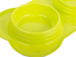 Doppelnapf für hunde-/katzenfutter 400ml x 2