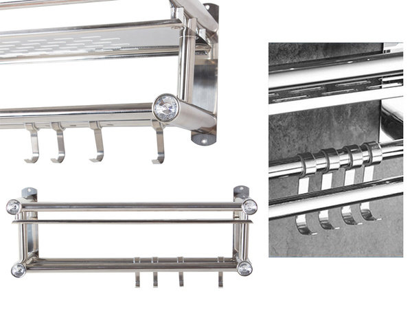 Vonios lentyna kabantis dušo organizatorius