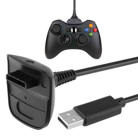 Kabel ładowarka do pada xbox 360 usb play charge