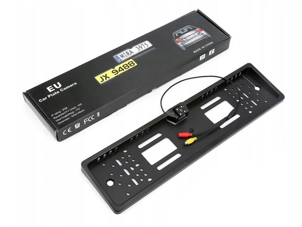 Reversing camera in number plate frame with ir