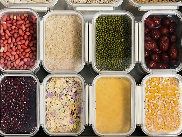 Recipientes de cocina para alimentos para pasta, recipiente con junta, juego de 7 piezas