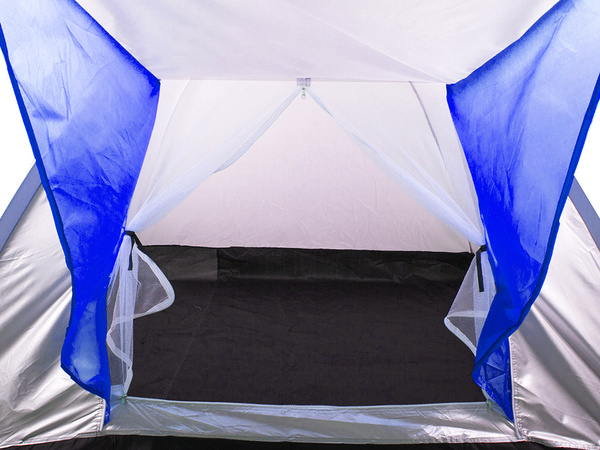 Tienda iglo para 4 personas con toldo camping playa