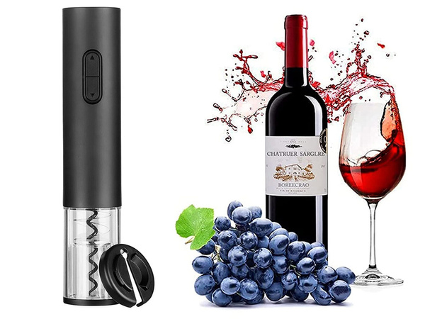 Tirbușon electric deschizător de vin tăietor