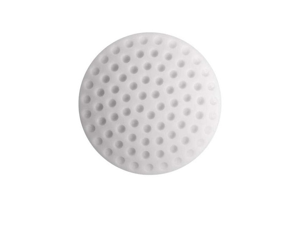 Door handle bumper self-adhesive to walls