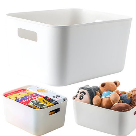 Coș de organizare pentru containere de depozitare cu mânere universal 22x27 cm