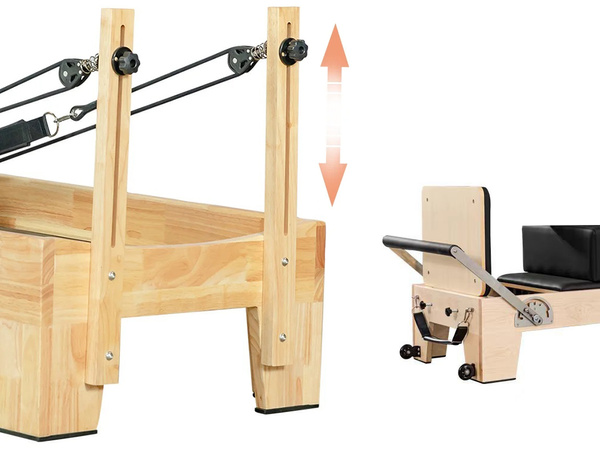 PILATES VINGRINĀJUMU GULTA REFORMER FITNESA TRENAŽIERIS