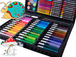 Artist's set for painting in case 150 pcs