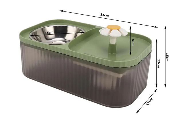 Automat pisica drinker câine apă fântână filtru castron alimentar