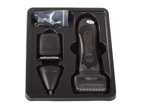 Vyrų barzdos skustuvas nosies plaukams kirpti 3in1