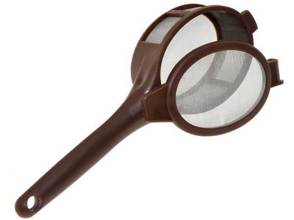 Brühsieb aus aluminium zum aufbrühen von tee kaffee kräuter brühkorb