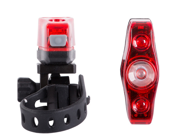 Kit lumière vélo avant + arrière led pour guidon vélo fort