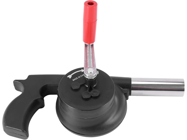 SOPLADOR DE MANO PARA ENCENDER BARBACOAS FOGATAS COCINAS BBQ MANGO ROBUSTO