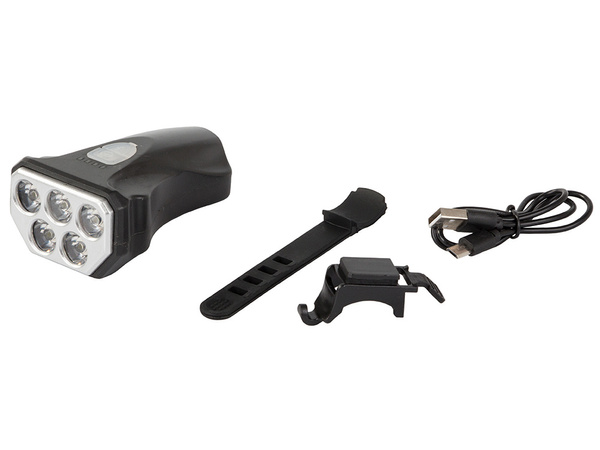 Lumină frontală pentru biciclete 5 led usb pentru biciclete