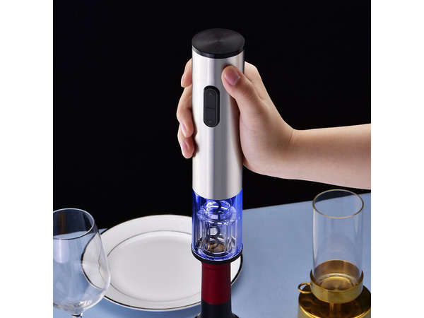 Tirbușon electric deschizător de vin tăietor condus