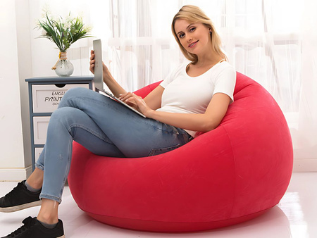 SEATING POUF 2 RED (20)