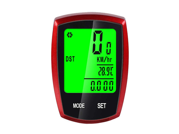 Wireless bike counter lcd speedometer