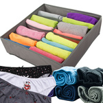 Organisateur de sous-vêtements pour tiroir de garde-robe 8 compartiments