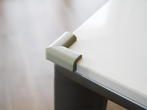 Furniture corner guards for furniture corners grey stickers x4