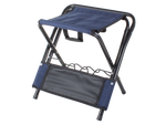 Fishing chair backrest with rod holder