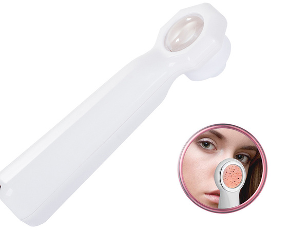 Blackhead and pimple hoover led magnifier
