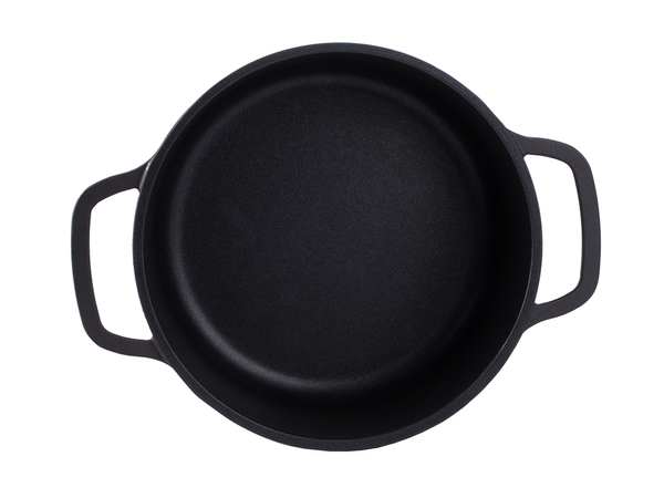 Casserole plateau de cuisson couvercle 2.2l induction aluminium