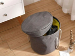 Coș de jucărie blocuri cu sac organizator mat coș de jucărie cu capac mânere