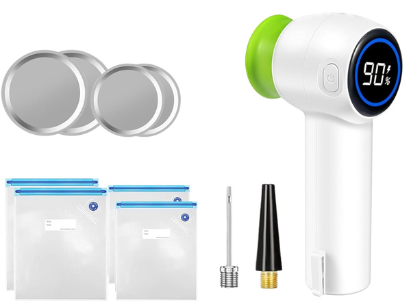 Pompă de vid alimentar pentru pungi de vid borcane electrice + pungi