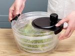 Spindryer salad spinner rotary vegetable dryer 4l basket colander strainer