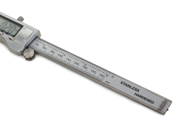 Elektronický kovový kaliber l150 lcd digitálny