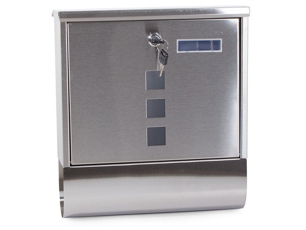 Boîte aux lettres journal courrier avec tube acier