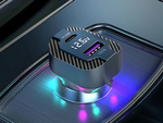 Быстрое автомобильное зарядное устройство usb-c 30w и usb-a 15w для гнезда прикуривателя
