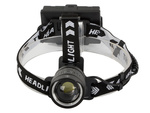 Latarka czołowa bailong led xhp360 powerbank zoom