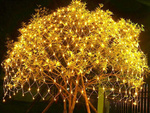 Fény képernyő függöny 100 led karácsonyi fények kültéri fehér meleg 1x2m
