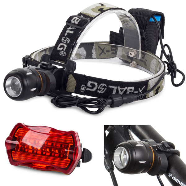 Bailong stirntaschenlampe front cree zoom