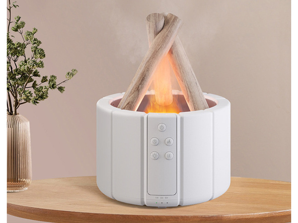 Vlažilnik zraka usb difuzor vodil rgb kamin aroma megla ogenj