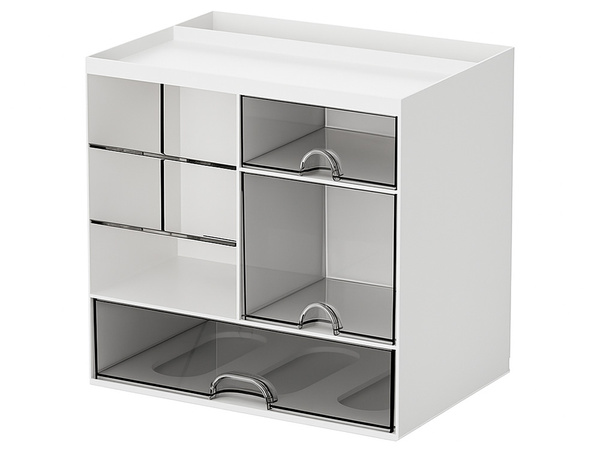 Armoire à outils organiseur de bureau étagères pour cosmétiques petits objets tiroirs