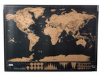Traveler's map of the world 82 x 59 cm