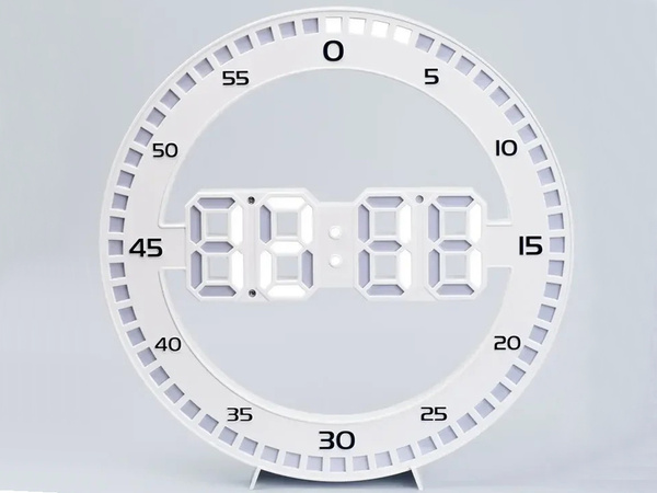 Alarm clock led electronic thermometer with alarm backlit thermometer