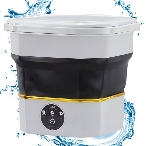 Mini-waschmaschine, kleine, zusammenklappbare reisewaschmaschine für kleidung und unterwäsche, 6 l