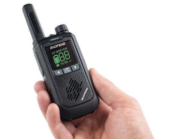 Walkie talkie baofeng bf-t17 radiotelefonu komplekts talkeris 2 gab.