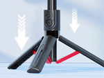 Selfie-stick ständer für mobiltelefon stativ bluetooth-fernbedienung 90 cm