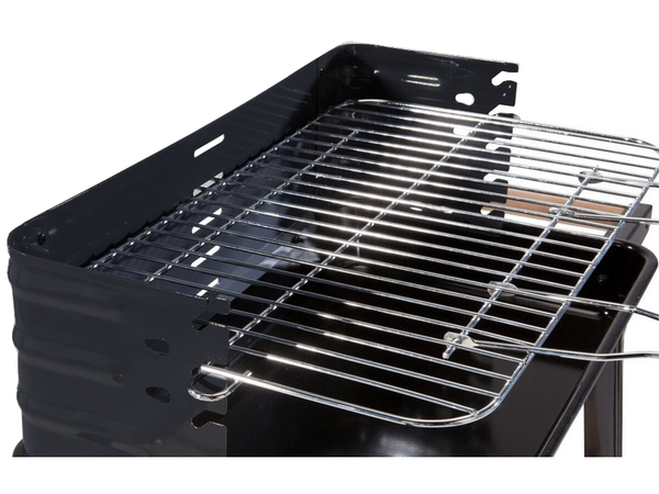 Gartengrill grosse holzkohle bbq verstellbaren rost regale räder tragbar