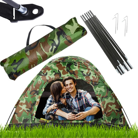 2-person moro camping tent with mosquito net and bag