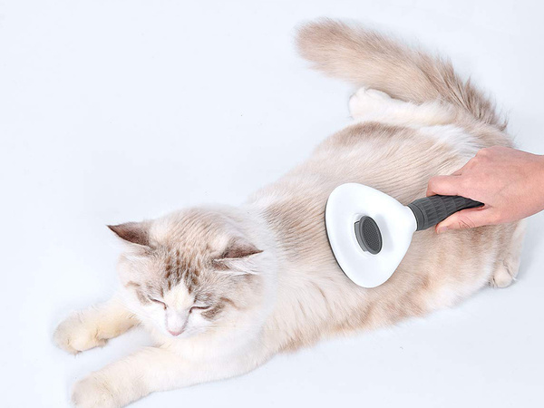 Selbstreinigende haarbürste für hunde katzen