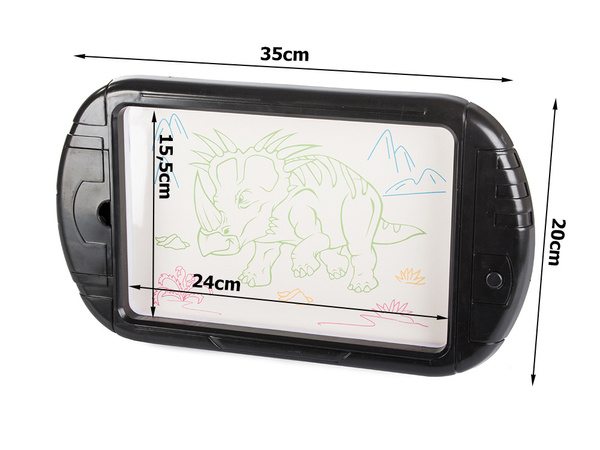 Graphic tablet led neon drawing fountain pen