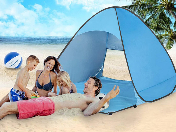 Plaja cort auto pliabil uv protector sac de familie set